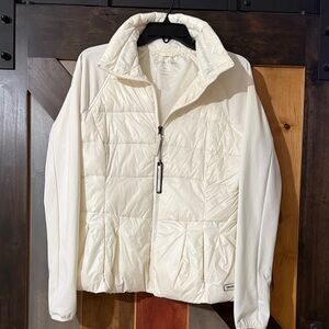 Calvin Klein Women's Off-White Puffer Jacket